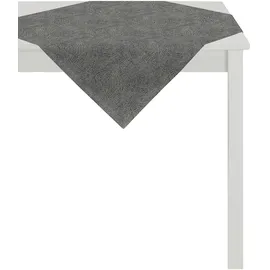 APELT Mitteldecke "1102 Loft Style, Jacquard", schwarz (anthrazit, taupe), B:85cm L:85cm, Polyester, Viskose, Tischdecken, Mitteldecke