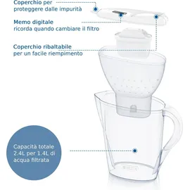 Brita Marella weiß 2,4 l + 3 Maxtra Pro Kartuschen