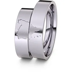 Trauringe Spanien 585er Palladium - 0129