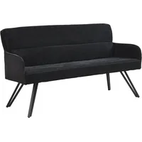 byLIVING Sitzbank Tino Schwarz 160 x 94 x 67 cm