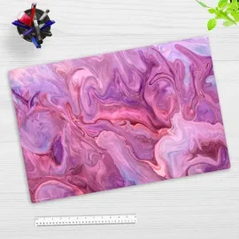 cover-your-desk Schreibtischunterlage für Kinder lilanes Farbspiel mit rot und pink, aus hochwertigem Vinyl , 60 x 40 cm
