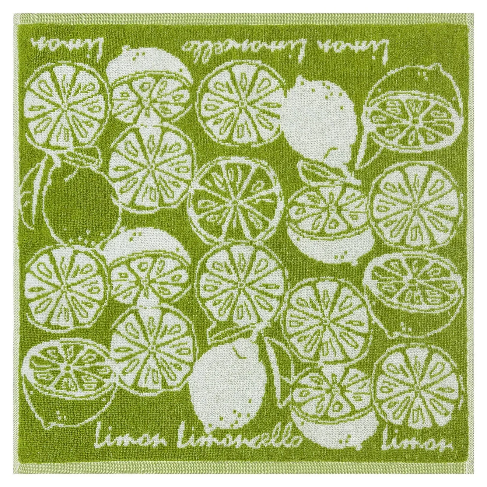 Kracht Küchen Textilien Limoncello Frottier Küchentuch 50x50 cm grün 3er Pack - grün