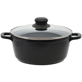 ELO BLACK CAST Topf-Set 4-tlg. Kochtopf + Suppentopf + Glasdeckel