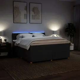 vidaXL Boxspringbett 180 x 200 cm Schwarz
