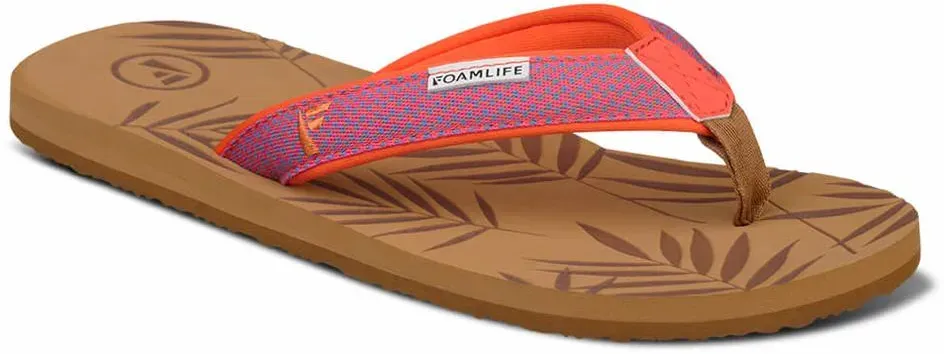 FoamLife Damen Harts Zehentrenner - 38 - Latte Brown
