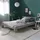 Homestyle4u Holzbett 180 x 200 cm Grau