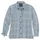 CARHARTT Langarmshirt Flannel in hellblau | XL
