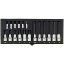 PROXXON Steckschlüsselsatz Hex 1/4 Zoll + 1/2 Zoll 18-tlg.