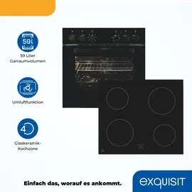 GGV Exquisit Exquisit EHE256-U-020 schwarz (815420000)