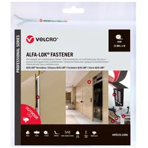 Velcro ALFA-LOK Fastener 3m Hakenband 25mm Schwarz