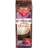 HEARTS Cappuccino Amaretto 1kg für Instant Kaffee Pulver (ca. 80 Tassen)