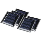 5 Stück Solarpanel Solarzelle 2V 40mA Solarmodul Solar Polykristallin 40x40mm