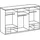WIMEX Schwebetürenschrank Level by fresh to go 300 x 236 x 65 cm Beige/Grau