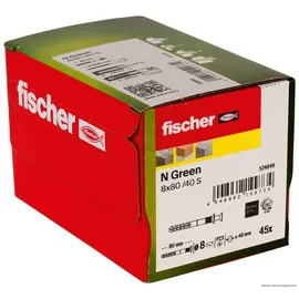 Fischer Nageldübel N Green 8 x 80/40 S 45 Stück