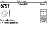 Industrial Quality Supplies DIN 6797 Zahnscheiben Federstahl I 3,2 K