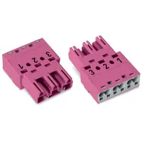 WAGO 770-293 Netz-Steckverbinder WINSTA MIDI Stecker, 3-polig, Kod. B,