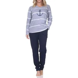 normann Pyjama Grau 40/42