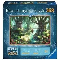 RAVENSBURGER 12955 EXIT Puzzle Kids Der magische Wald - 368 Teile