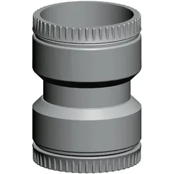 Wolf Verbindungsstück DN83 Kupplung für 2 flexible Rohre 2651576