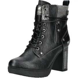 Mustang Stiefelette Lederimitat/Textil", Damen, 15M0142001 Black, 39 EU
