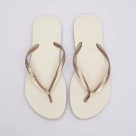 havaianas Slim Flatform Beige 37