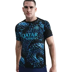 NIKE Inter Mailand Dri-FIT Academy Pro kurzarm Aufwärmshirt Herren 448 - chlorine blue/black/chlorine blue S
