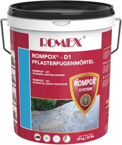 ROMEX ROMPOX-D1 25KG - Steingrau