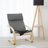 Homestyle4u Relaxsessel Grau 66 x 93 x 61 cm