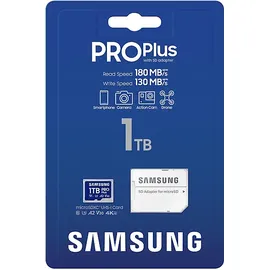 Samsung PRO Plus 1TB microSD-Karte + SD-Adapter,