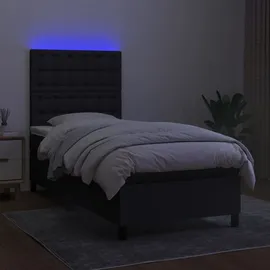 vidaXL Boxspringbett 100 x 200 cm Schwarz