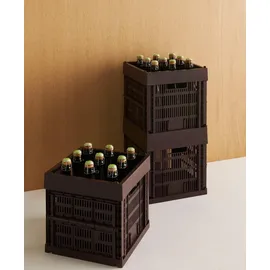 HAY Aufbewahrungsbox Colour Crate Cube 29,5 x 29,5 x 29,5 cm Weiß