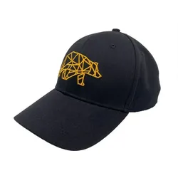 FORSBERG schwarze Cap mit gelbem Logo  / schwarz / uni