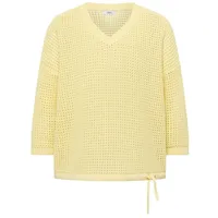 Cecil Kurzarmpullover Gelb M