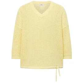 Cecil Kurzarmpullover Gelb M