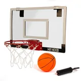 My Hood Mini-Basketballkorb und Ballset 304000 Grau/Transparent