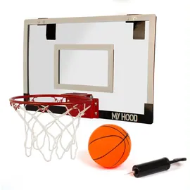 My Hood Mini-Basketballkorb und Ballset 304000 Grau/Transparent