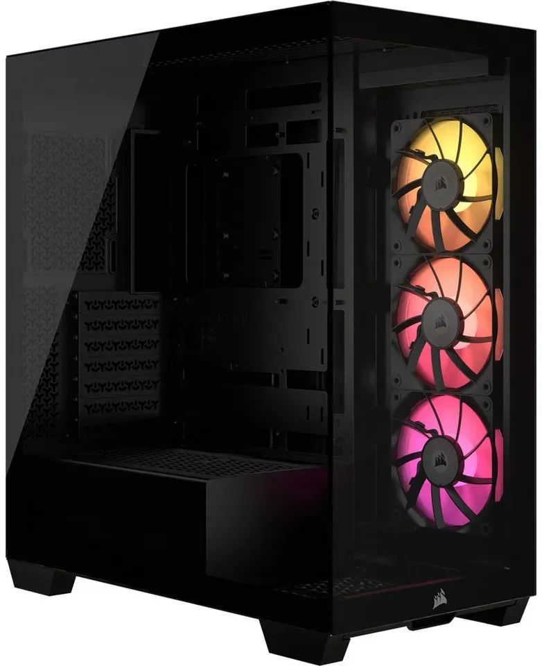 Corsair PC-Gehäuse Corsair iCUE LINK 3500X RGB, Tower-Gehäuse schwarz