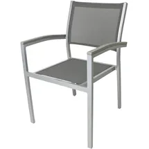 Garden Pleasure Stapelstuhl GRACE 55 x 55 x 86 cm grau 2 St.