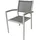 Garden Pleasure Stapelstuhl GRACE 55 x 55 x 86 cm grau 2 St.