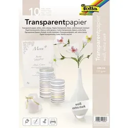 Folia DIN A4 Durchschlagpapier Weiß 115 g/m2 10 Blatt