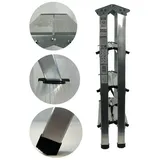 VaGo-Tools Stehleiter Zweiseitige Haushaltsleiter 2x4 Stufen Trittleiter