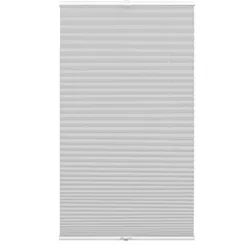 Plissee GARDINIA "Concept Thermo", grau, B:75cm H:130cm, Obermaterial: 100% Polyester, Plissees, verschraubt, Innovative Träger- und Montagetechnik