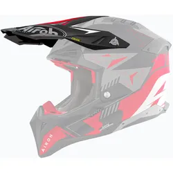 Airoh Aviator 3 Spin, Helmschirm - Matt Schwarz/Rot