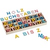 Holzbuchstaben Set, 324 TLG, Großbuchstaben A-Z, Und-Zeichen, 3 cm, kleine Buchstaben zum Basteln, Deko, bunt