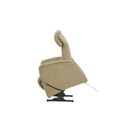 Hukla Relaxsessel Pierre Flachgewebe 75 x 108 x 87 cm Beige elektrisch