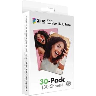 Polaroid Zink Premium Fotopapier 2x3" 30 St. Weiß
