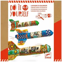 Djeco Motivpapier Do it yourself Flugzeuge basteln DIY