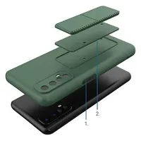 Kickstand Hülle Bumper aufstellbar für Iphone X / XS Silikon Hard Case Zubehör mit integriertem Magneten Grau