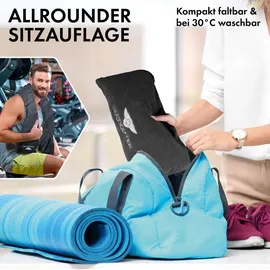 Walser Sitzaufleger Multicover, universal Auto-Sitzauflage, waschbarer Autositz-Überwurf schwarz
