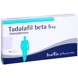 Tadalafil beta 5 mg Filmtabletten 14 St